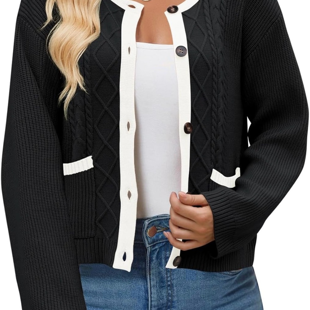 Oversized Knit Cardigan - Picture 5 of 10